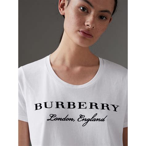 t shirt burberry saldi|Cotton T.